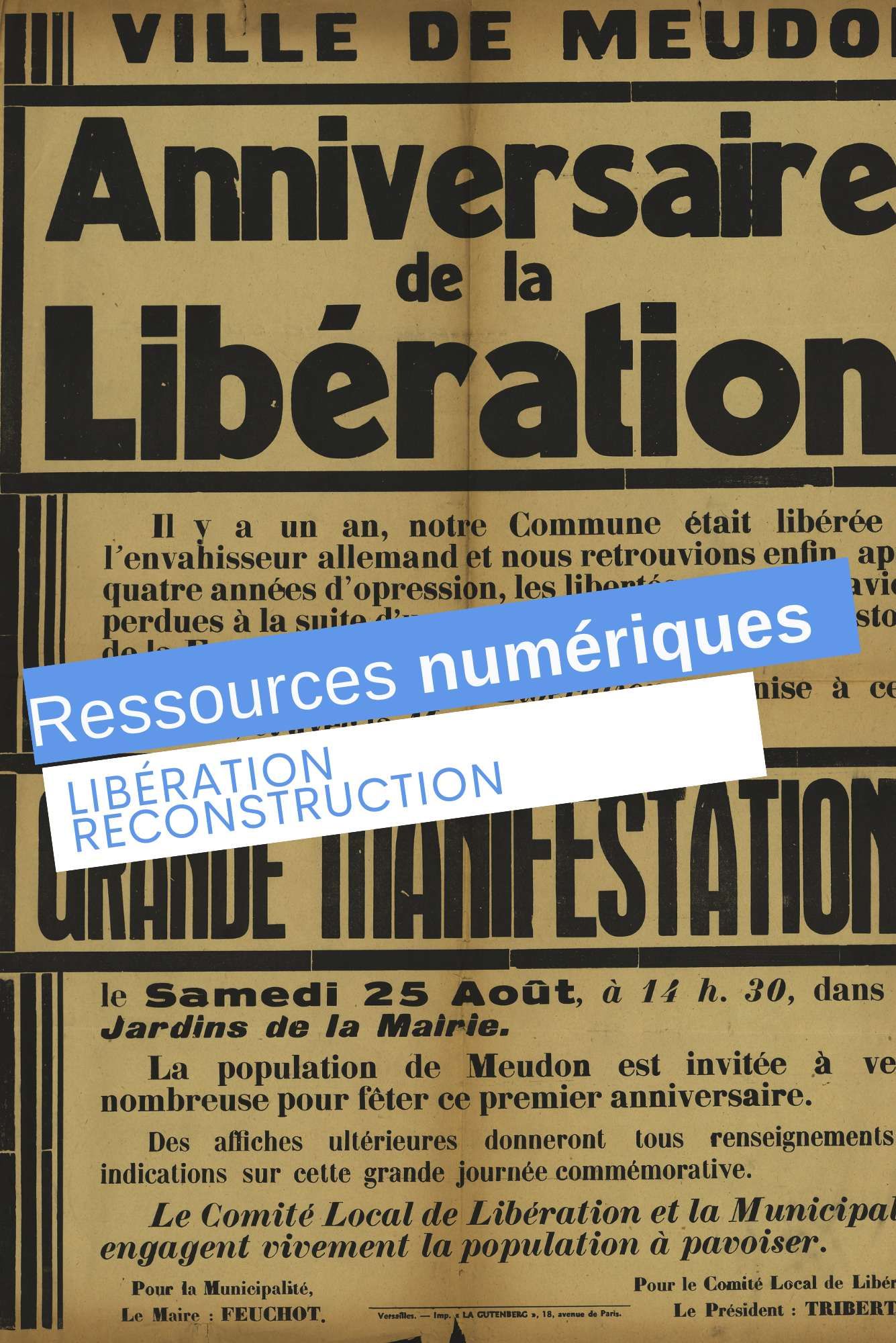 Libération Reconstruction - Les essentiels