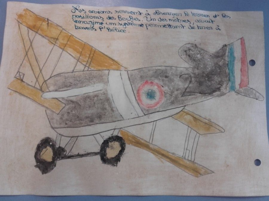 Carnet de guerre de Gaston Gasbec, école Tharaud, Versailles, page 43