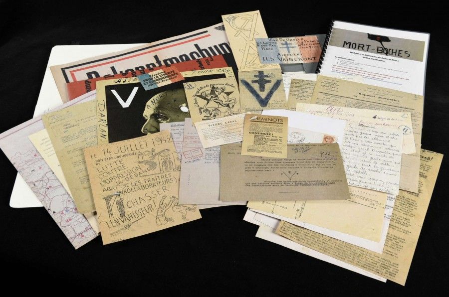 Vue de la mallette "La Résistance en Seine-et-Oise"